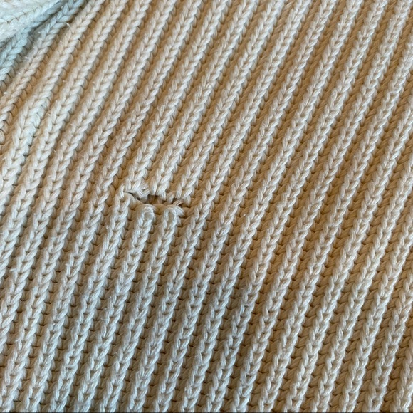 Dreyden New York Ivory Rye Pullover Cape Sweater Women's Size Large - Picture 3 of 13